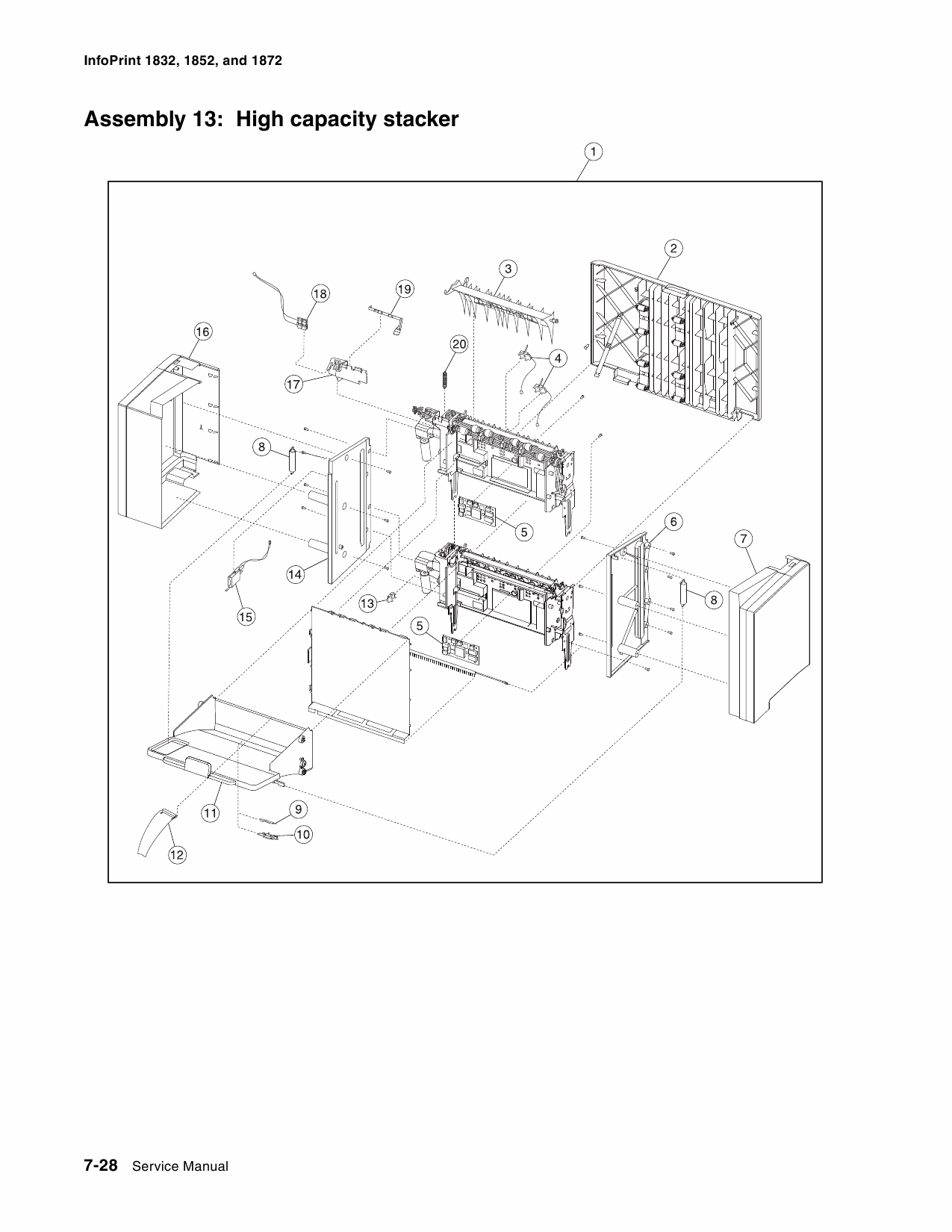 Lexmark InfoPrint 1832 1852 1872 Service Manual-6